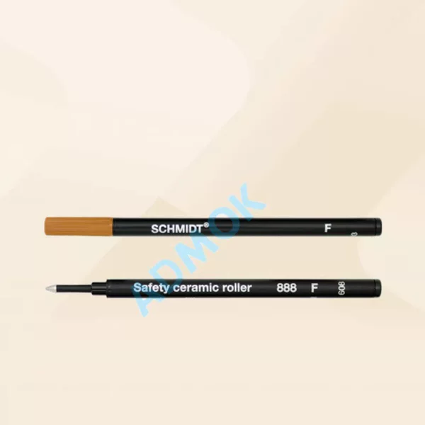 ADMOK-German SCHMIDT Schmidt Ballpoint Pen Refill 0.6 Super Smooth Black, Blue 888F