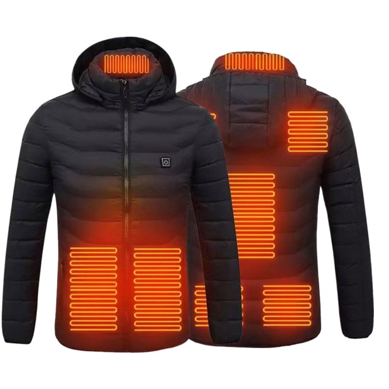 Suministro directo de fábrica transfronteriza ropa de calefacción inteligente calefacción ropa acolchada de algodón calefacción eléctrica térmica al aire libre calefacción inteligente ropa acolchada de algodón