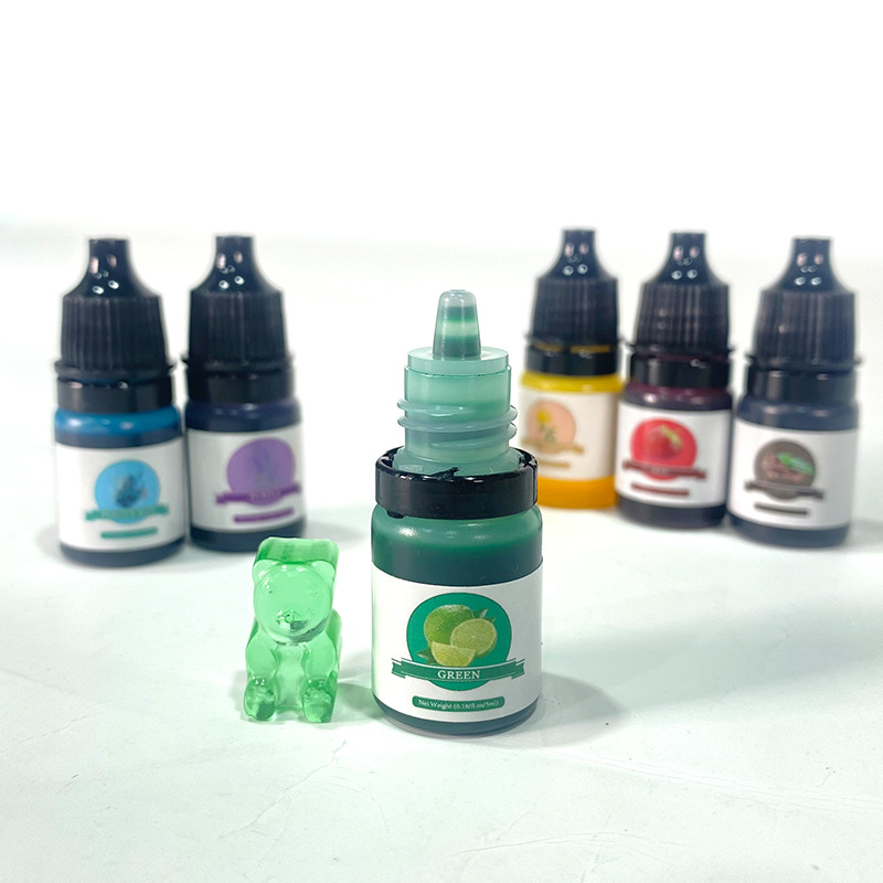 Pigmento Líquido para Resina Epoxi 24 Colores 5ml para Colorear Artesanías y Pegamento UV
