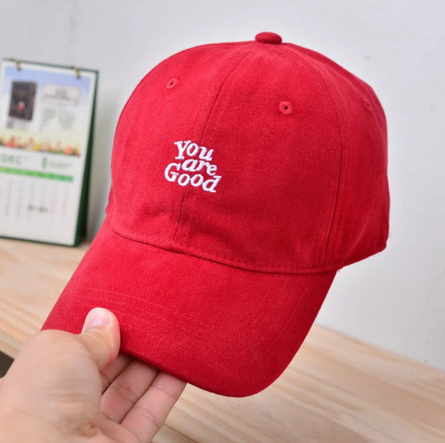 Korean INS green soft-brim baseball cap for children, autumn and winter Japanese-style fashionable versatile letter embroidery visor hat