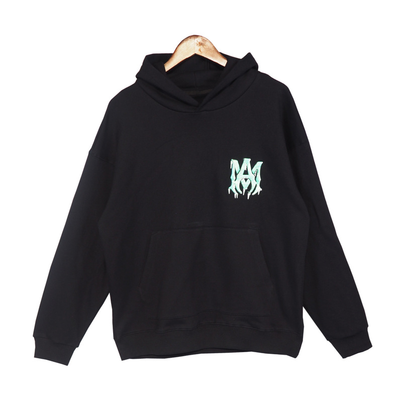 Wholesale High-End American Fashion Amiri High Street 3D Letter Foam Print Unisex Hooded Sweatshirt
