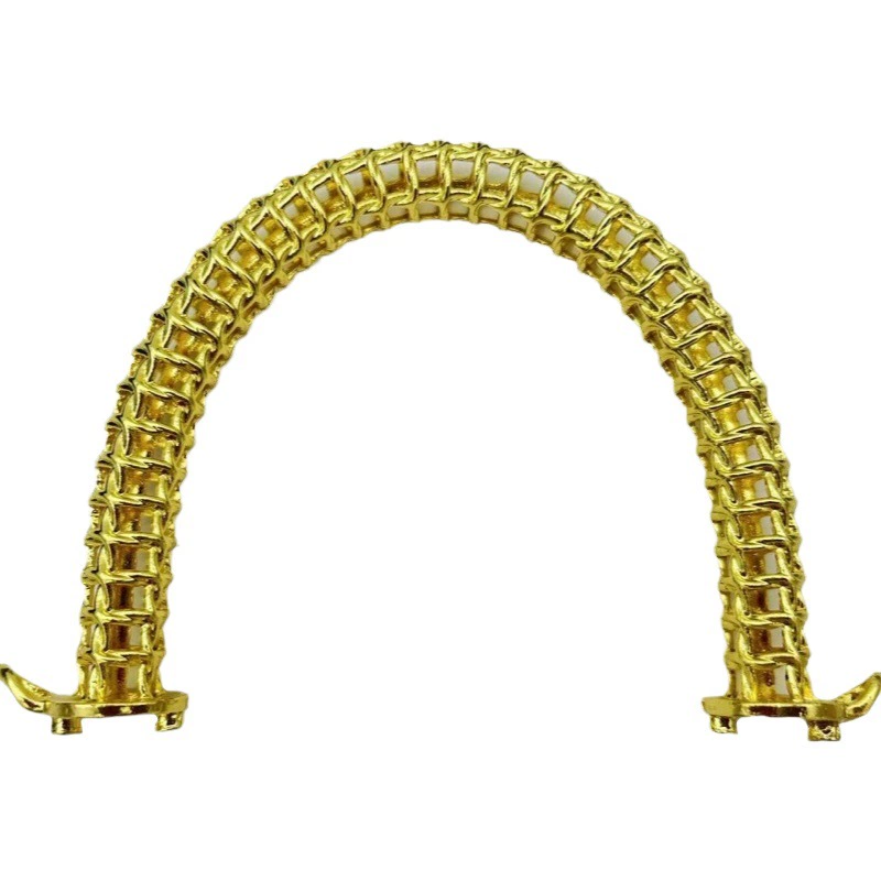 Прямые продажи с фабрики новые маленькие свежие полукруглые кожаные сетчатые ручки Аппаратные аксессуары на запястье багаж DIY украшения