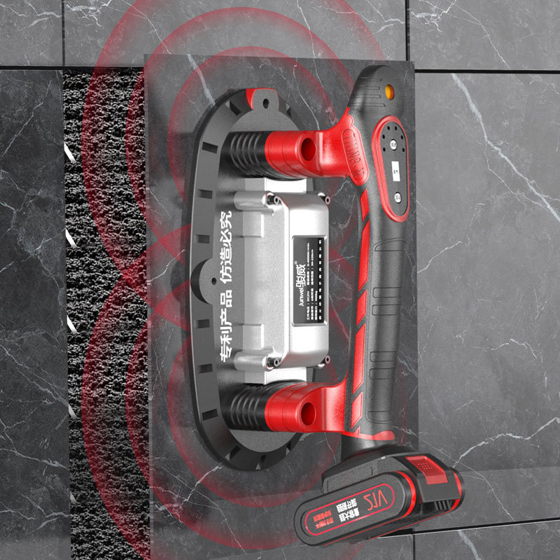 Máquina de pavimentación de azulejos de ventas eléctricas máquina de pavimentación de azulejos de alta potencia ladrillo de suelo ladrillo de pared ladrillo vibrador de herramienta de pavimentación de ladrillos nivelador