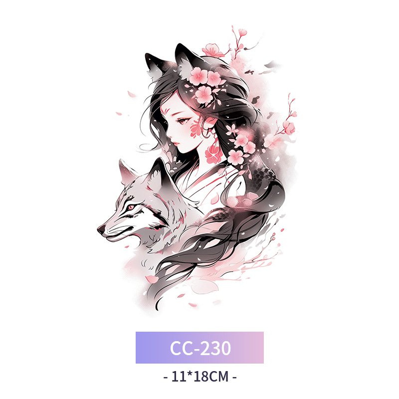 Transfronterizo en stock al por mayor de halloween colorido mariposa tatuaje pegatinas simulación sangrienta cicatriz pegatinas divertidas pegatinas impermeables