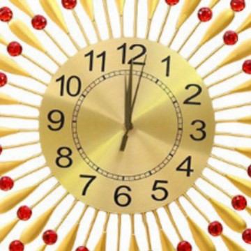 Reloj de pared creativo con diseño de cielo estrellado y gotas de agua, estilo europeo, decoración sencilla para sala de estar, silencioso, moderno y minimalista.