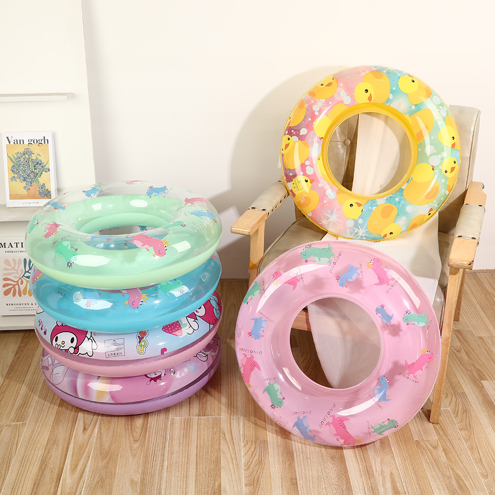 Cartoon round swimming ring PVC