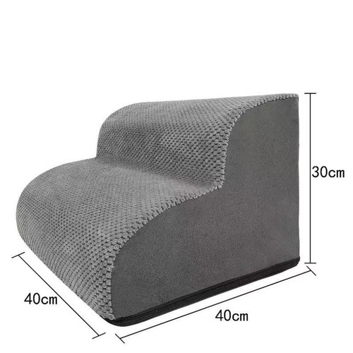 Pet Stairs for Dogs Small Breed Easy Climb Up Bed Anti-Slip Ladder Removable Washable Cat Bed Side Sofa Accessory