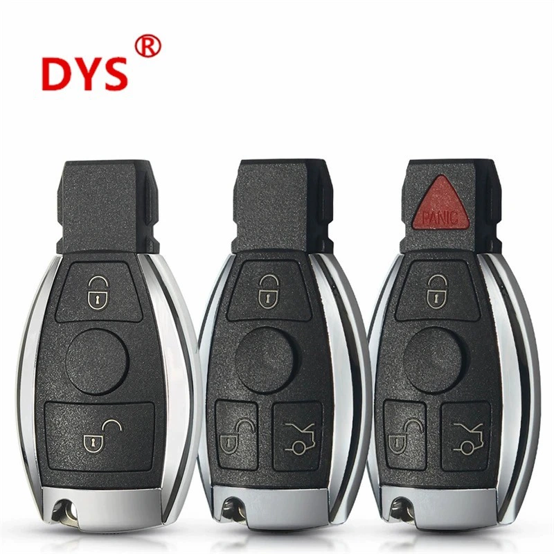 Подходит для Mercedes-Benz BGA смарт-карты 3 4-клавишный C S E-класса с одинарным и двойным держателем батареи, сменный корпус ключа дистанционного управления автомобиля