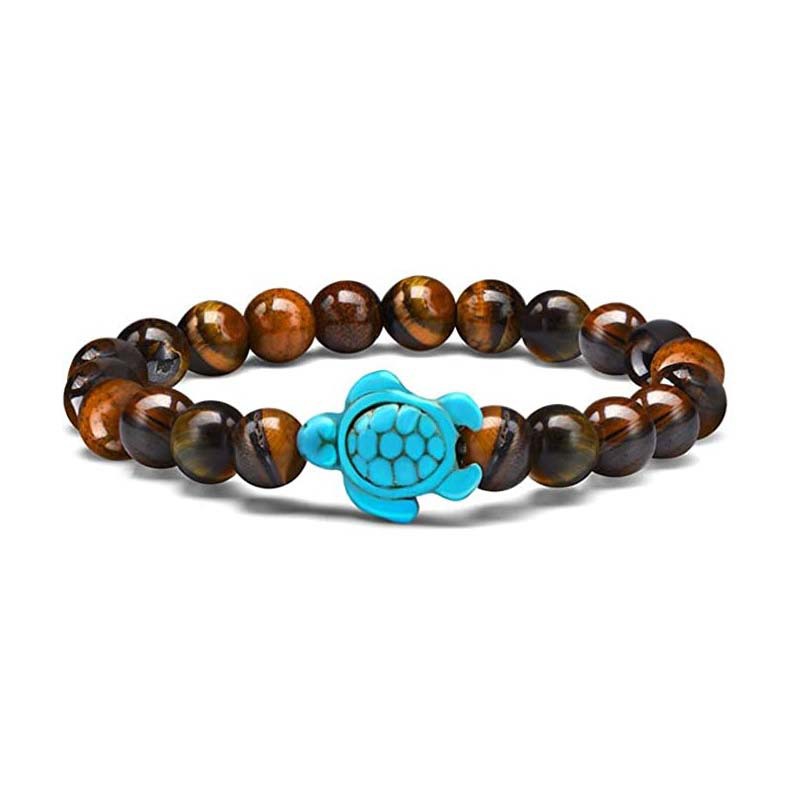 Retro Tortoise Geometric natural stone Unisex Bracelets 1 Piece