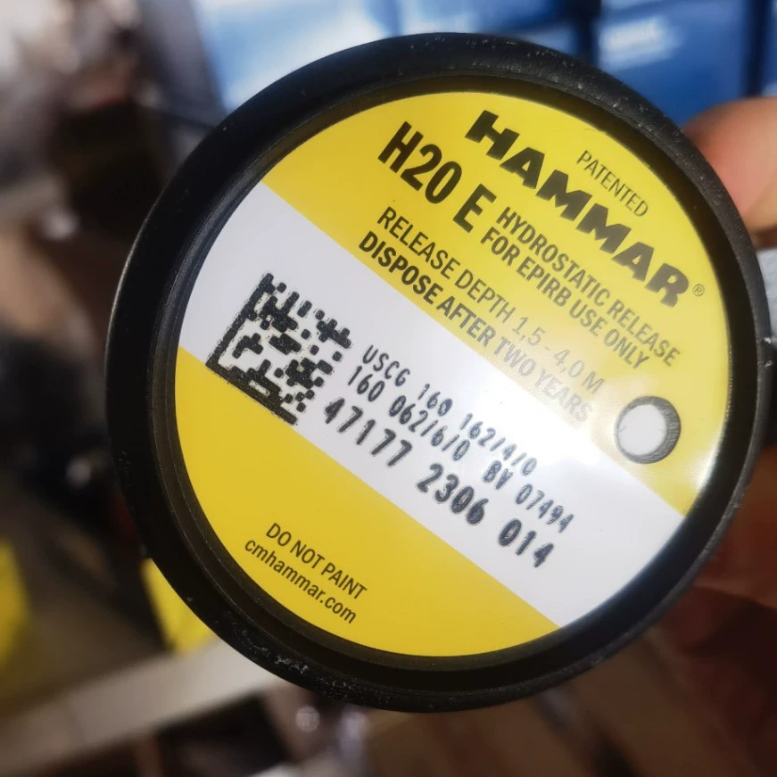 Швеция импортировала устройство быстрого выпуска HAMMAR H20 гидростатического сброса давления H20R