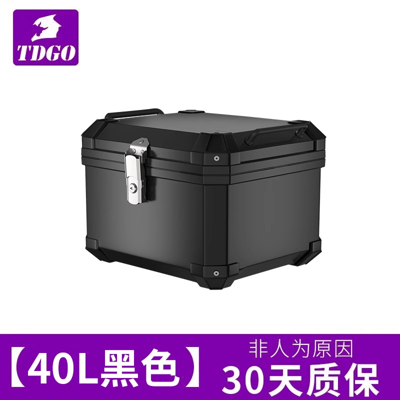 Caja trasera de motocicleta de gran capacidad no aleación de aluminio caja trasera de herramientas de scooter para vehículos eléctricos caja trasera universal