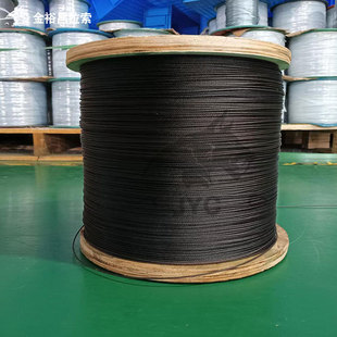 304 Black Plastic-Coated Steel Wire Rope Stainless Steel Plastic Coated Source Manufacturer Oxidation 0.2-12mm Curtain Jewelry Thin Steel Wire