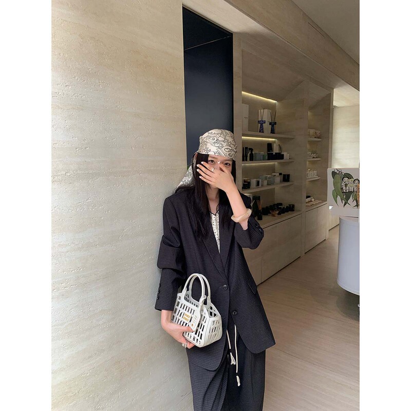 【Special Offer from Thirteen Rows, No Returns or Exchanges】Plaid Blazer for Women, High-End Minimalist Mid-Length Suit Jacket 【Special Offer from Thirteen Rows, No Returns or Exchanges】Plaid Blazer for Women, High-End Minimalist Mid-Length Suit Jacket