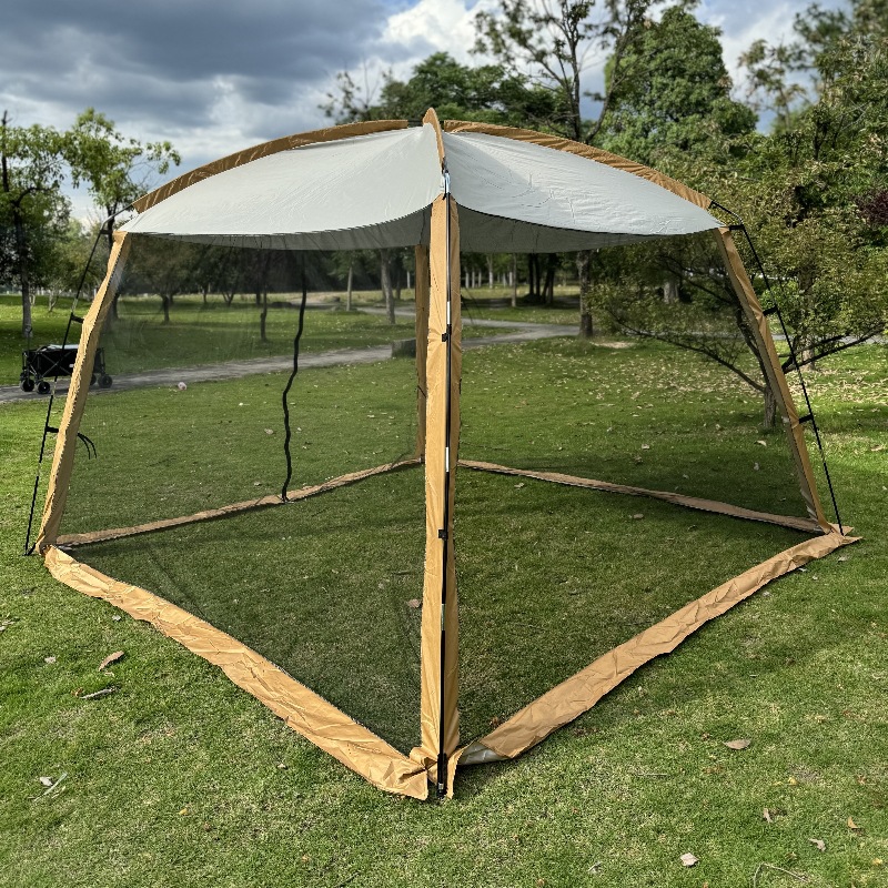 퍼걸러 3.2*3.2*높이 2.4m + 수납가방 + 그라운드 네일 윈드 로프 + 해머