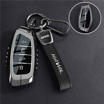 Cover Great Wall Haval Raptor Mythical | Car key bag - vinyl-haval-b-model-piano-black-rope-buckle