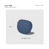 NAPPA leather [1 Ekykr elastic band headrest] Nitrogen blue