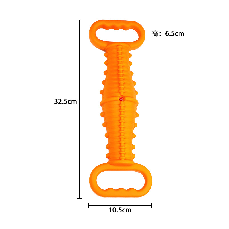 Nuevo perro interactivo voz larga perro juguete TPE soplado entrenamiento perro mordedura de juguete para mascotas Amazon seleccionado