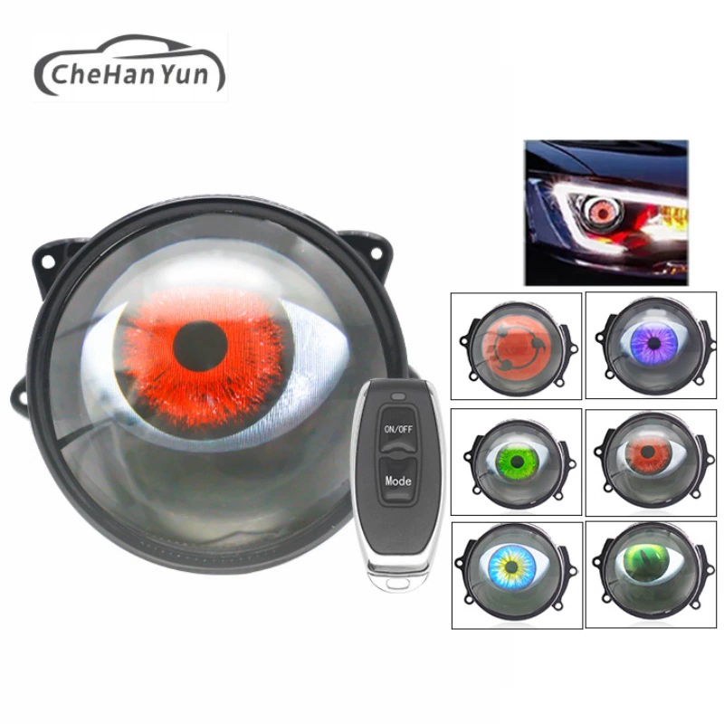 Светодиодные фары Demon Eye Горячие продажи Goreo Eagle Eyes модифицированные универсальные автомобильные мотоциклетные линзы фар мульти-режим