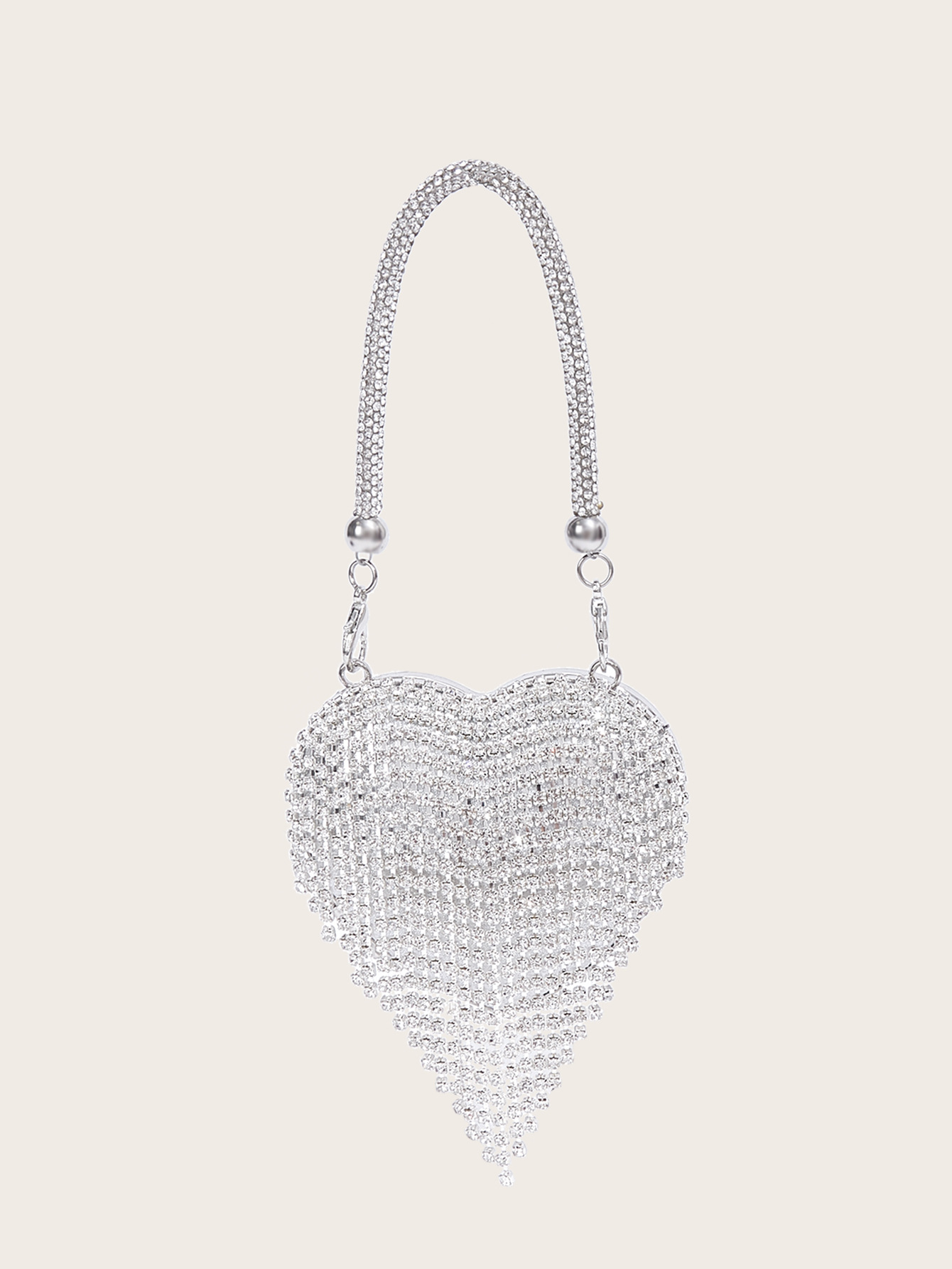 Mini Abendtasche Mit Herz-kette Für Damen_voghion.com