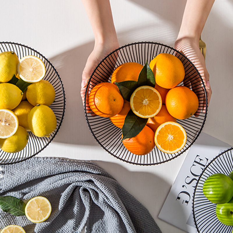 Iron Art Modern Creative Fruit Basketball Living Room Coffee Testers…