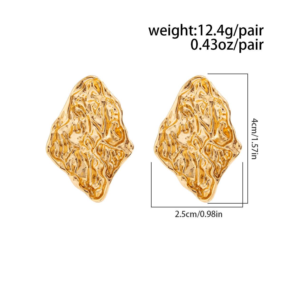12g Weight Steel needle Ear Needle Material Drop Earrings, Ear Studs Classification 1 Pair Quantity Party, Street Occasion Alloy Material Geometric Pattern Women's Gender Polished Finish Plating Design Exaggerated, Punk Style 1 Pair Exaggerated Punk Geometric Plating Alloy Drop Earrings Ear Studs 66