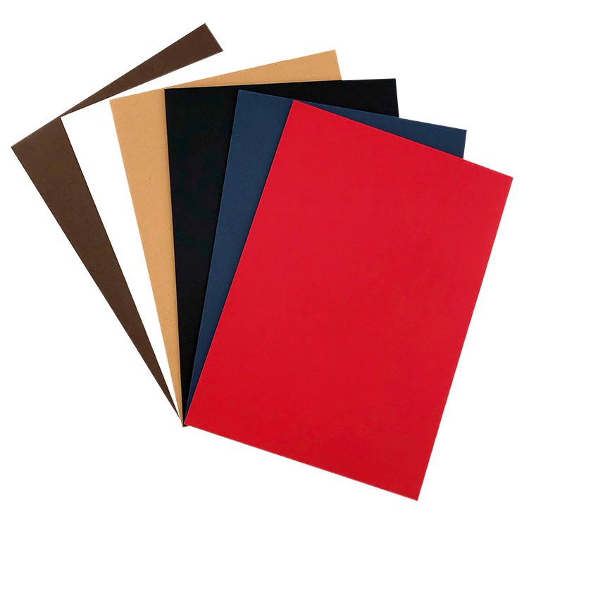 В наличии папка для бумаги формата А4 с бронзовой печатью логотипа на заказ папка для контрактов формата А5 папка-вкладыш из воловьей кожи черная картонная обложка