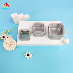 Square tin box, heaven and earth cover, iron box, brooch, hairpin, jewelry, tea, coffee, aroma stone, gift box