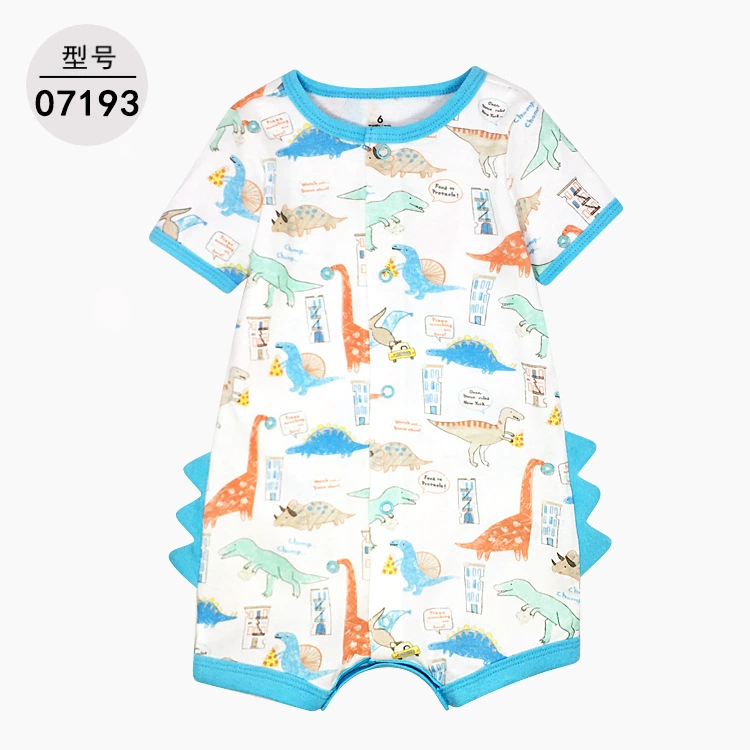 Детский комбинезон с короткими рукавами (Carterbaby), унисекс хлопковая ткань улитка, размеры 6–24M