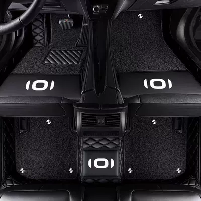Modelə uyğun ayaqaltı – coverage car floor mats - qiyuan-a05-double-layer-pure-black-black-silk-loop