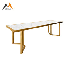 来图定制不锈钢餐桌脚现代岩板桌腿桌脚圆大理石底座支架金属桌架