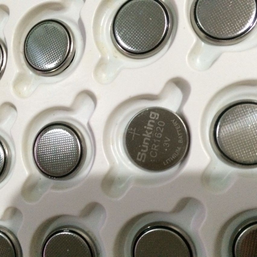 【聚鑫源】厂家直供CR1620纽扣电池电子表汽车遥控圆形扣式电池