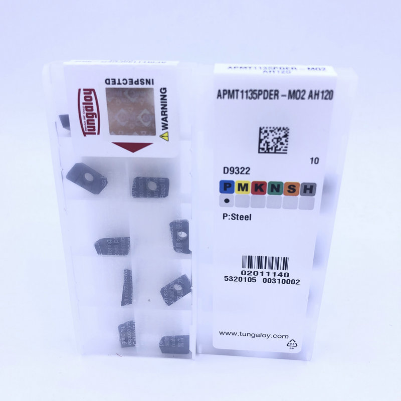 代理批发日本东芝泰珂洛数控刀片APMT-1135PDER-MO2 AH120铣刀片
