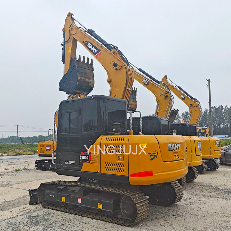 Excavadora de segunda mano Sany95 Excavadora Sany60 75 135 Excavadora hidráulica completa image 4