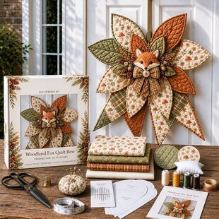 �羳������ƷOversized Quilted Bow Sewing Set ����ƴ��DIY���b