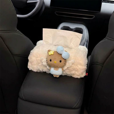 Creative and cute car tissue Car tissue box/set - standard-angel-wings-blue-bean-eyes-kt
