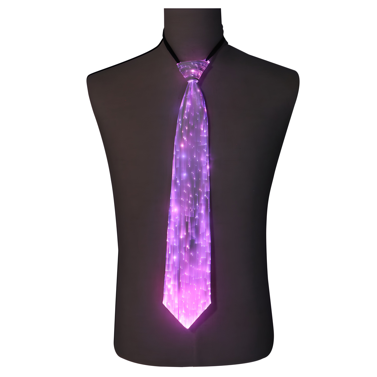 LED fibra luminosa corbata corbata boda moda novio y padrino corbata luminosa set