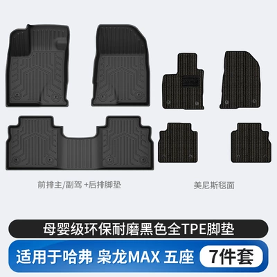 for Haval H6, Big: Modelə uyğun ayaqaltı - haval-xiaolong-max-tpe-floor-mats-menis