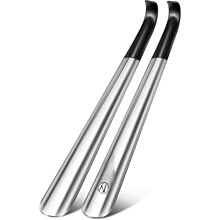B 64129 Black Handle Curved Hook Shoe Horn �乳�����Ь��