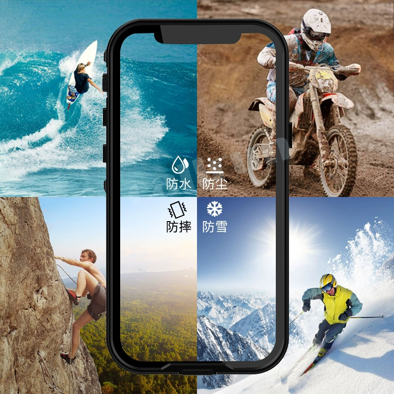 Red pepper for Apple 16 waterproof mobile phone case iPhone15ProMax protection 14 outdoor 13 diving 12 sets