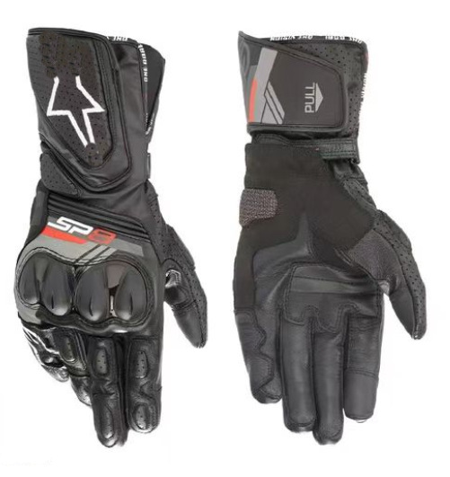 Cuatro estaciones guantes de pantalla táctil de cuero guantes de motocicletas guantes de ciclismo jinetes de carretera guantes antideslizantes resistentes al desgaste