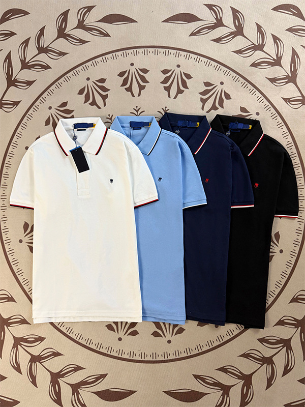 Kişi polo köynəyi, pambıq pikə, qısaqol, Ralph Lauren loqolu