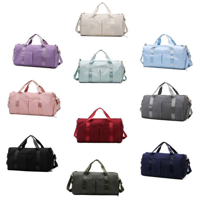 Jue Rui Fitness Bag Women's Portable Shoulder Bag Sports Large Capacity Travel Bag Dry and Wet Separation Training Bag Yoga