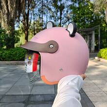 新国标3C认证a类冬季防寒保暖内置隐藏镜片头盔男女士通用安全帽