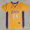 Lakers 24 yellow short sleeves