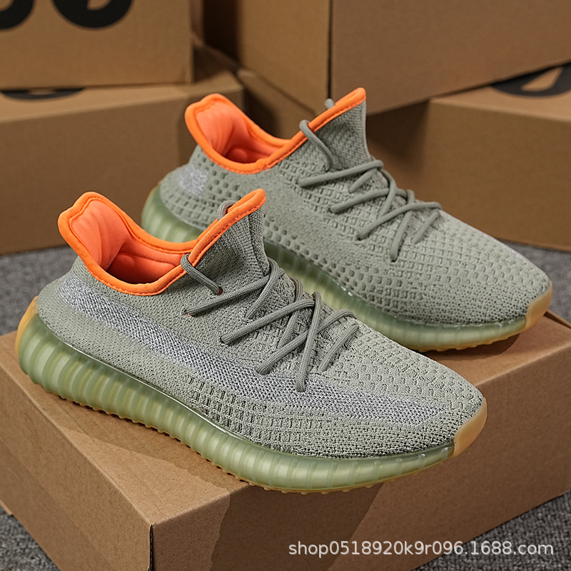 Zapatos de coco Baiyi 350 helado blanco puro blanco blanco pequeña margarita Putian hombres y mujeres zapatos deportivos casuales zapatos para correr