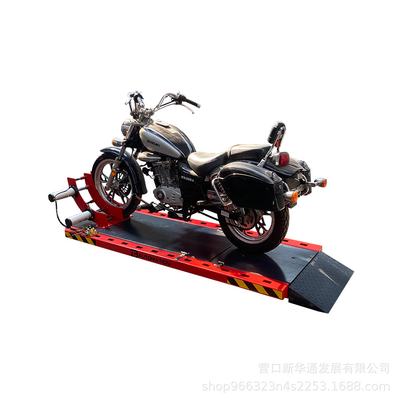 Plataforma de mantenimiento eléctrica de la motocicleta de gran desplazamiento de reparación Plataforma elevadora de tijera hidráulica Workbench