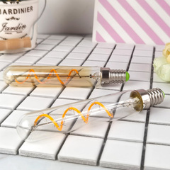 2個裝T20*120小試管燈泡LED柔性燈絲燈復古裝飾照明E14小螺口燈泡