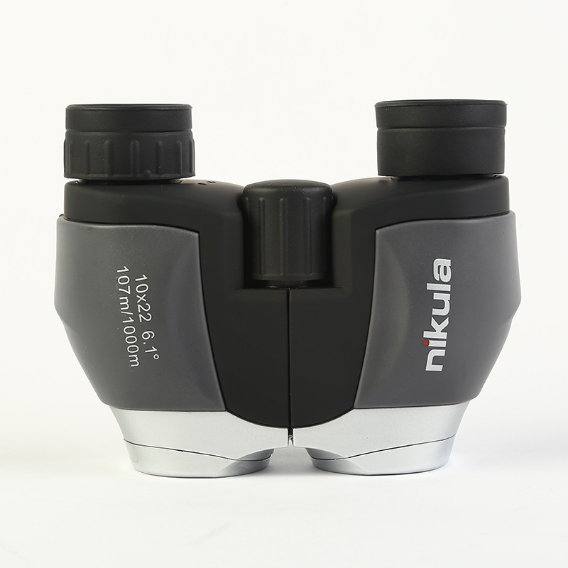 新款10X22立可达Nikula双筒望远镜 微光夜视镜户外小巧便携观鸟镜