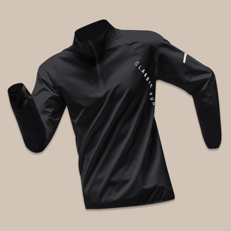 Ropa de entrenamiento de velocidad de hombre, camisetas deportivas de primavera de mangas largas, camisetas deportivas de atletismo, chaqueta de carrera, ropa de fitness