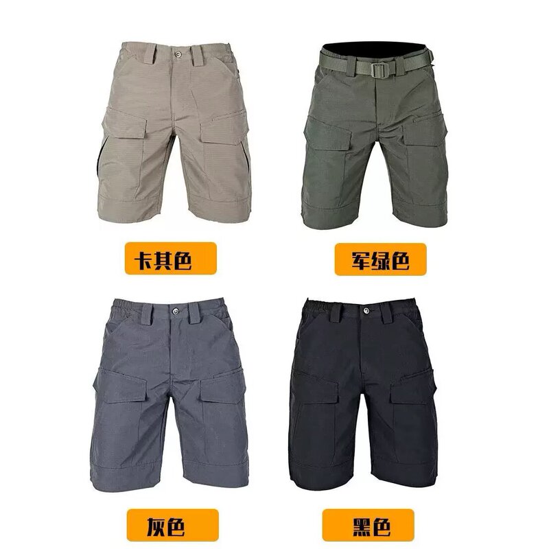 Independent Brand 2026 Summer Men's Loose Tactical Pants with Multiple Pockets, Workwear Design, Sporty Cool Five-Point Pants Wholesale Independent Brand 2026 Summer Men's Loose Tactical Pants with Multiple Pockets, Workwear Design, Sporty Cool Five-Point Pants Wholesale